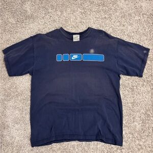 Vintage Nike Dark Blue Graphic Tee